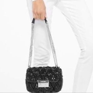 MICHAEL KORS SLOAN SEQUENCED SHOULDER BAG